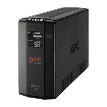 APC BX1000M Back-UPS Pro 600-Watt 8-Outlet Compact Battery Back-Up and Surge Protector