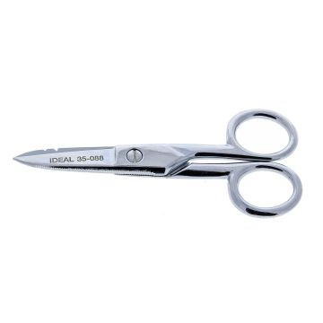 IDEAL Electrician's Scissors w/Stripping Notch